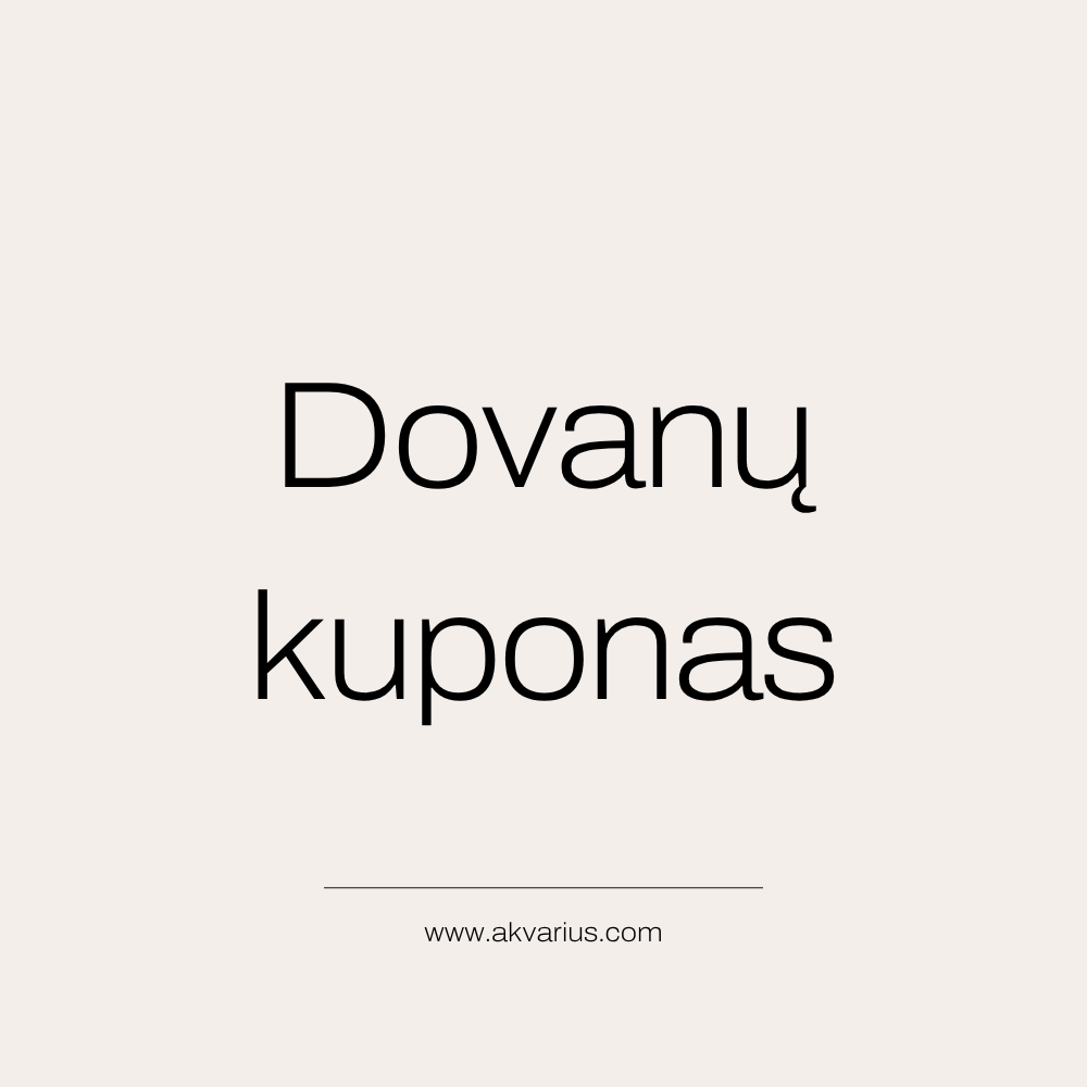 Akvarius dovanų kuponas